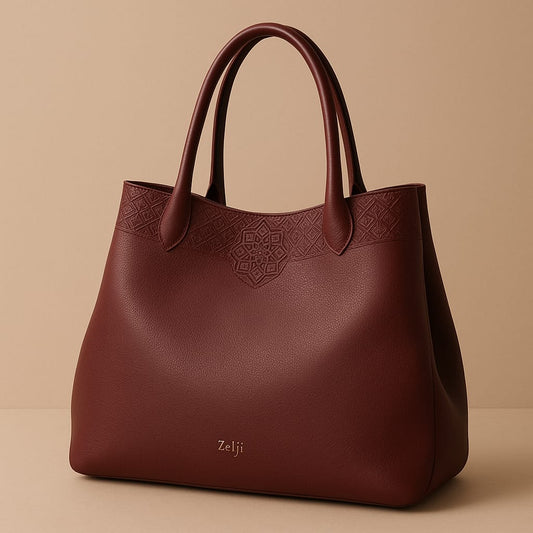 Sac cabas classique en cuir Marrakesh