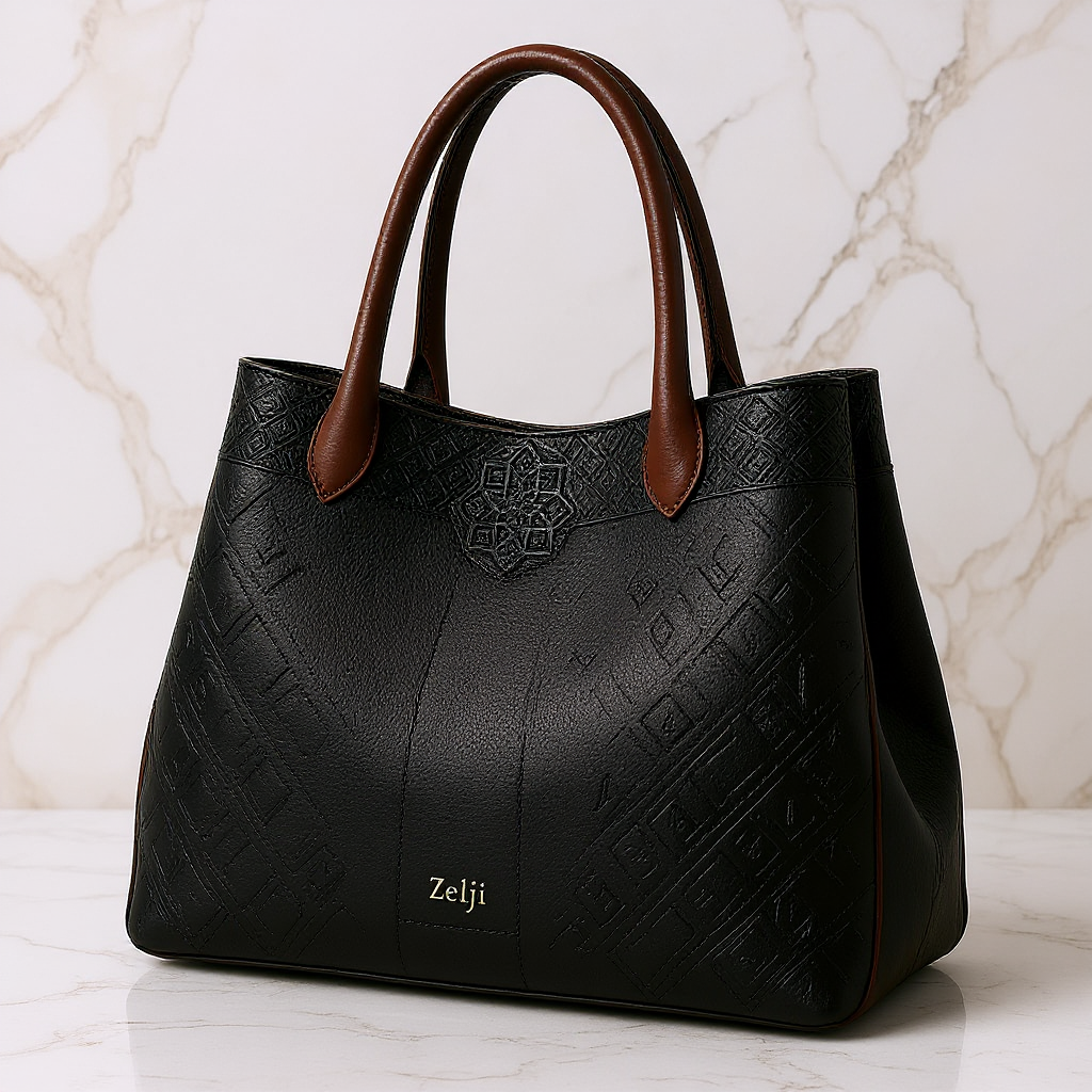 Sac cabas classique en cuir Marrakesh