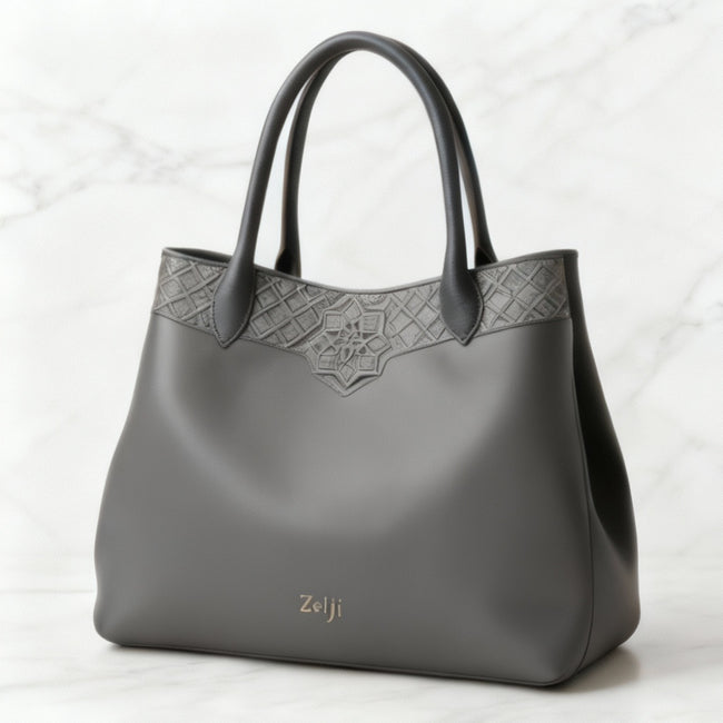 Marrakesh Classic Leather Tote Main Image